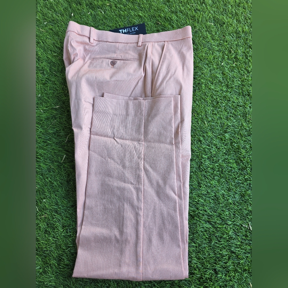 Tommy Hilfiger Mens ThFlex Dress Pants 36x32 Coral Stretch New $95 MRSP Career - Picture 5 of 6